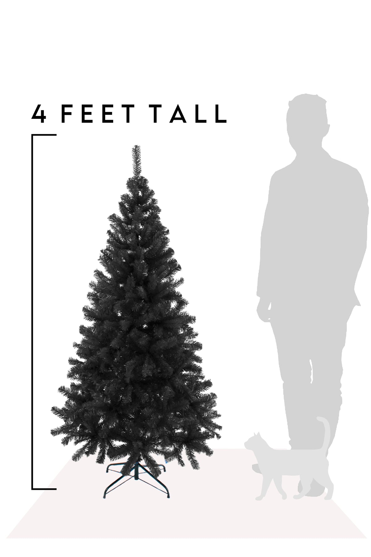 Black Canadian Pine Christmas Tree