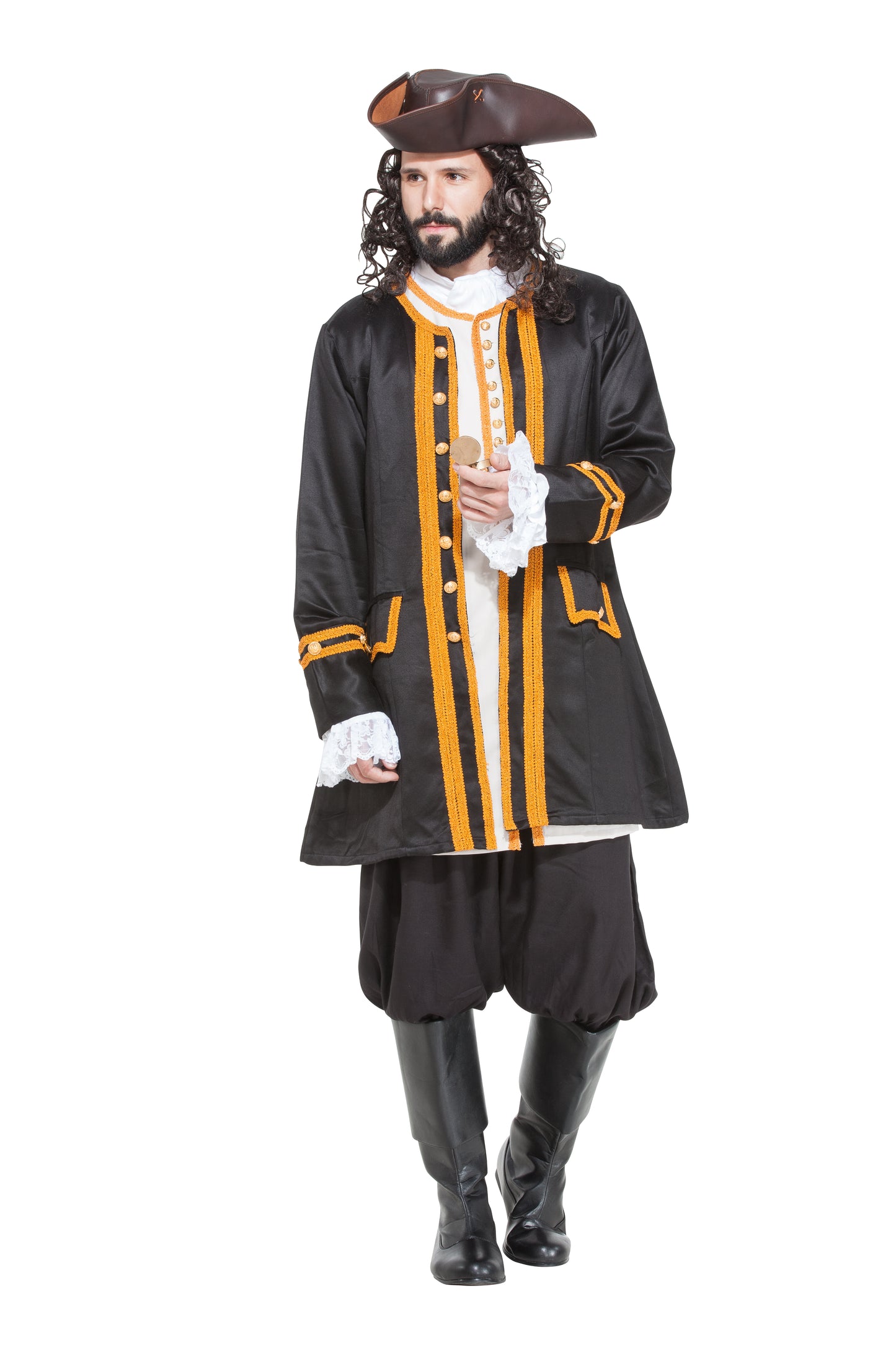 Admiral Norrington Coat – Black