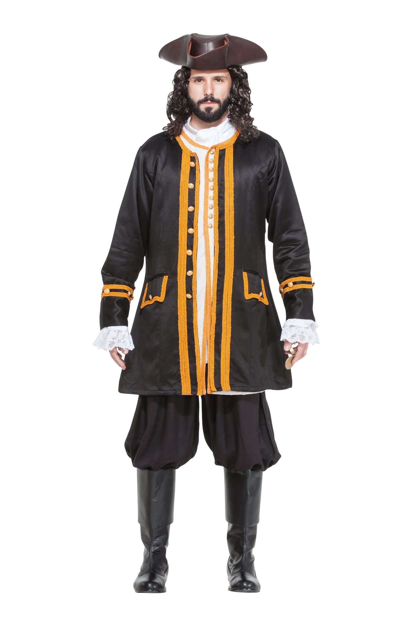 Admiral Norrington Coat – Black