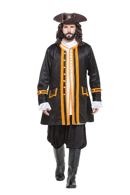 Admiral Norrington Coat – Black