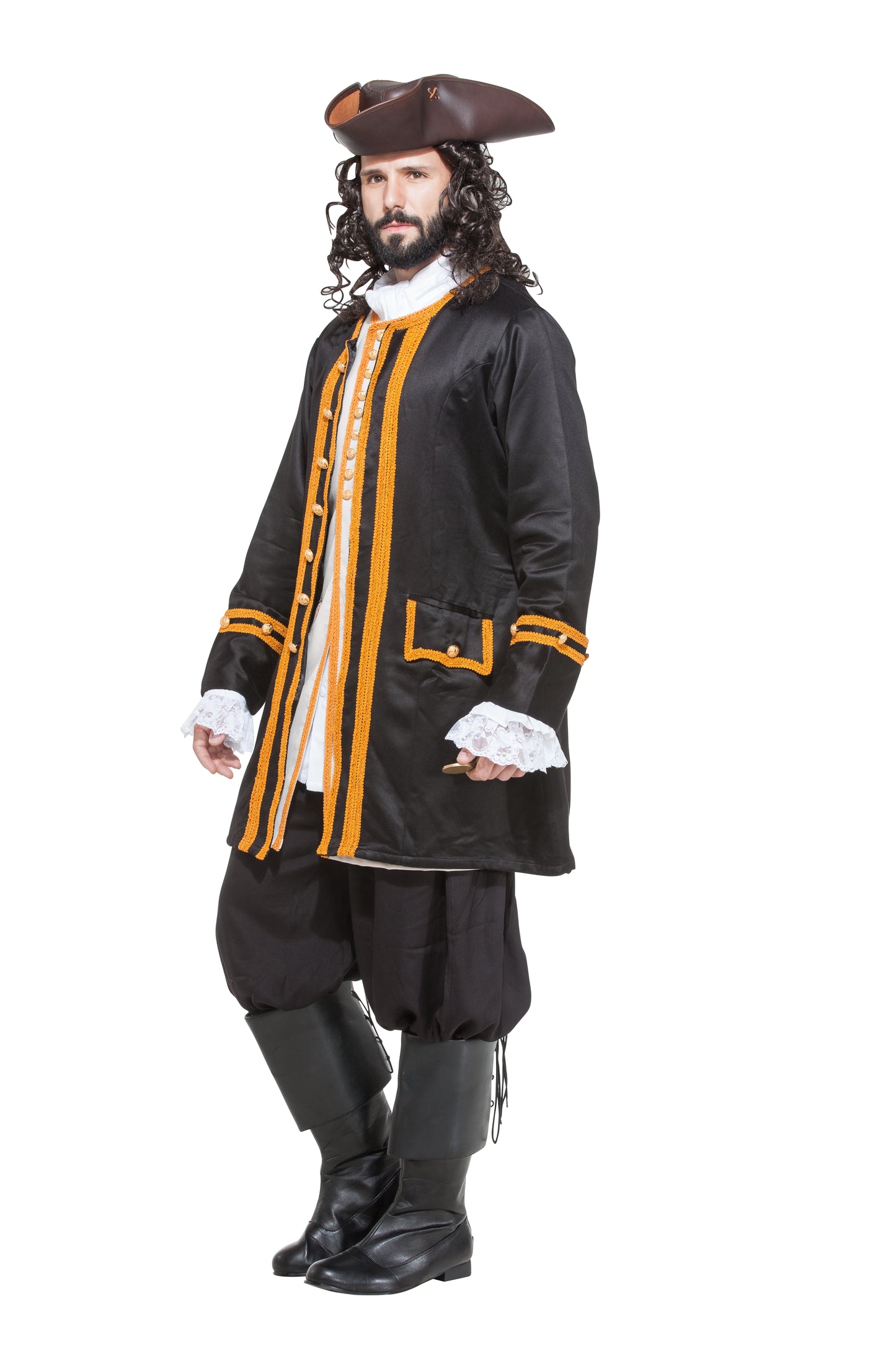 Admiral Norrington Coat – Black