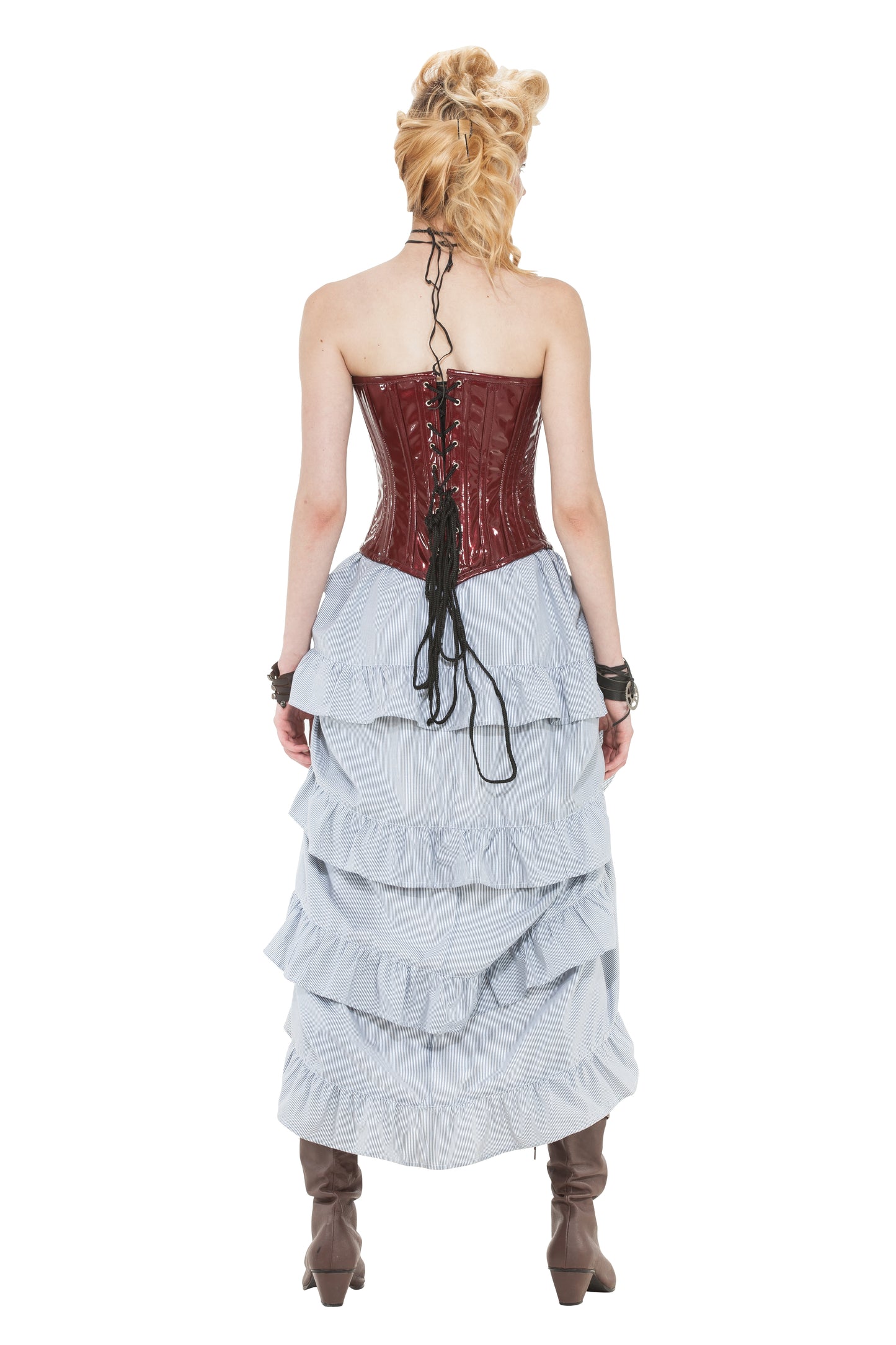 Steampunk Pinstripe Skirt