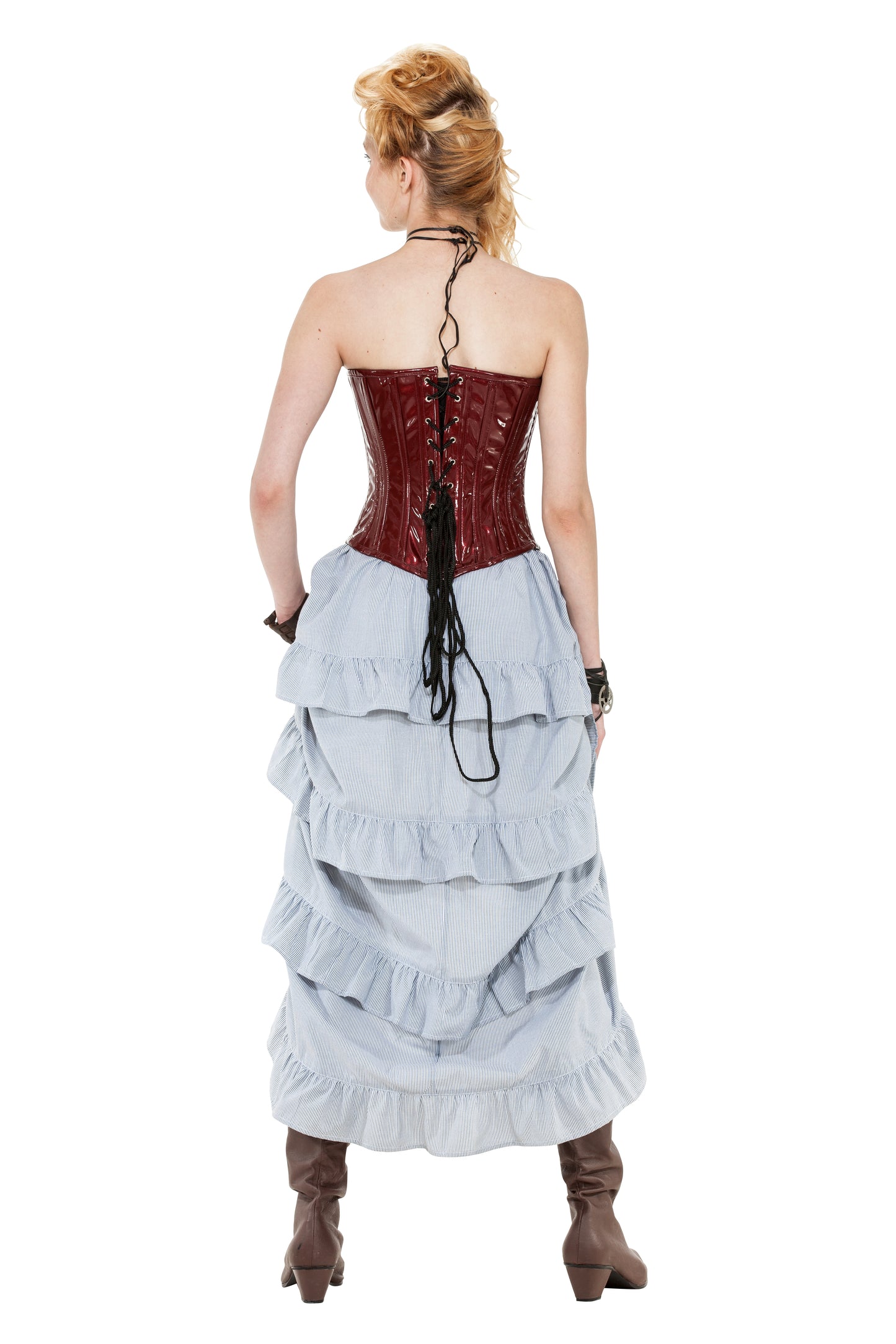 Steampunk Pinstripe Skirt