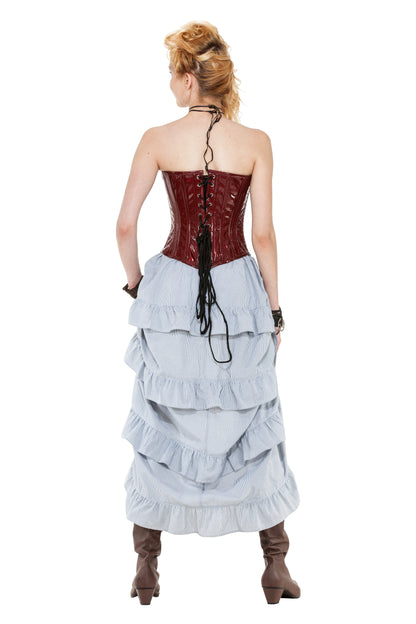 Steampunk Pinstripe Skirt
