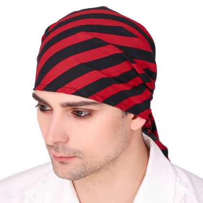 Pirate Triangle Head Scarf (Stripe Fabric)