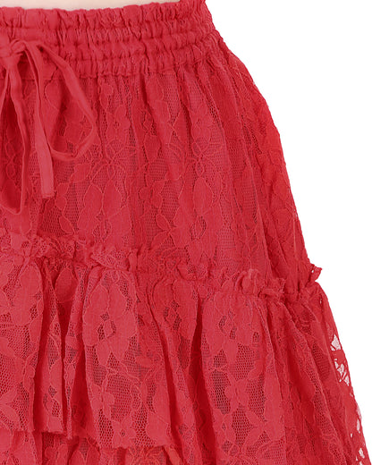Steampunk Contoured Net Skirt