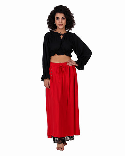 Double-Layer Renaissance Skirt