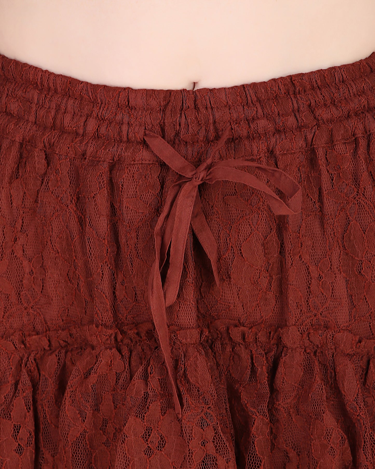 Steampunk Contoured Net Skirt