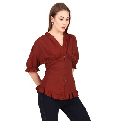 Steampunk Corset Blouse