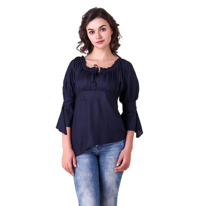 Felicia High-Low Hem Blouse