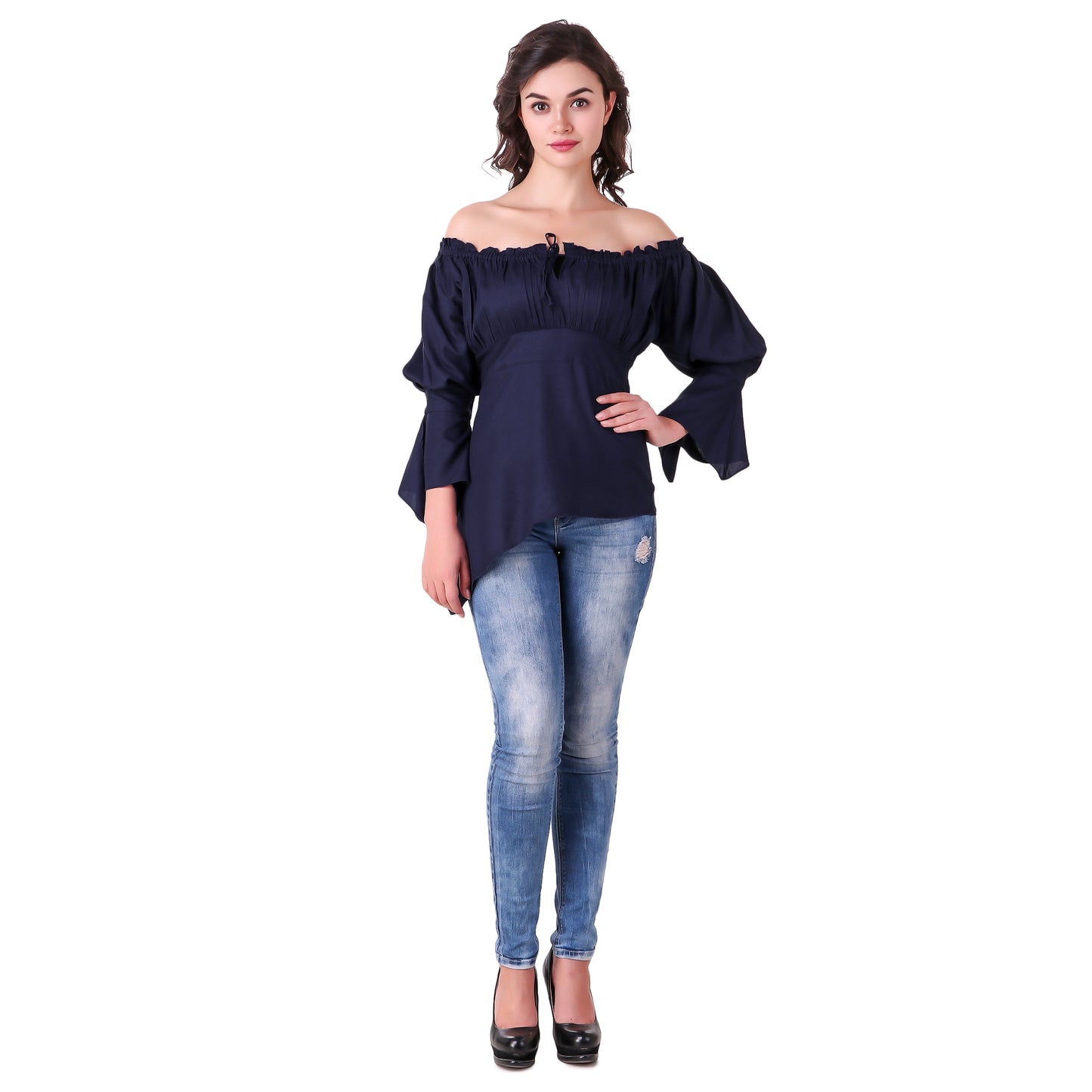 Felicia High-Low Hem Blouse