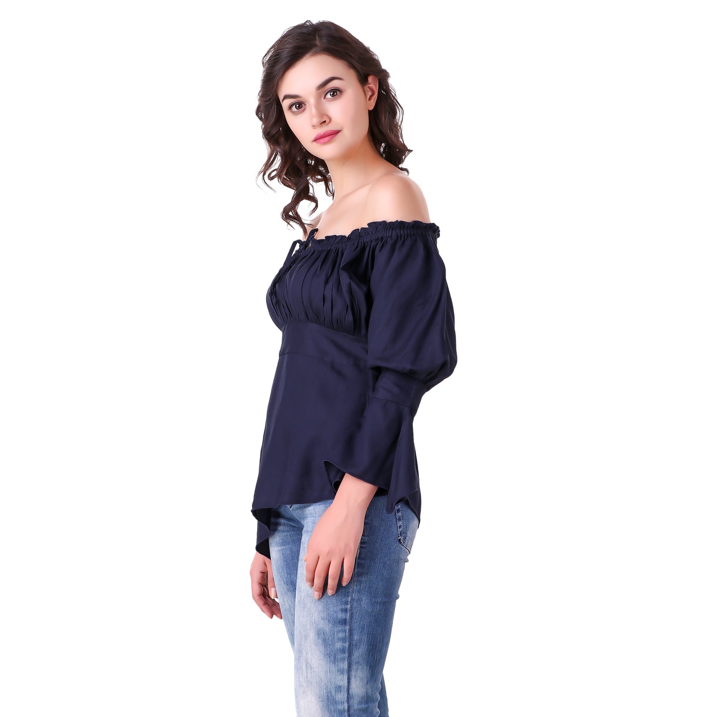Felicia High-Low Hem Blouse
