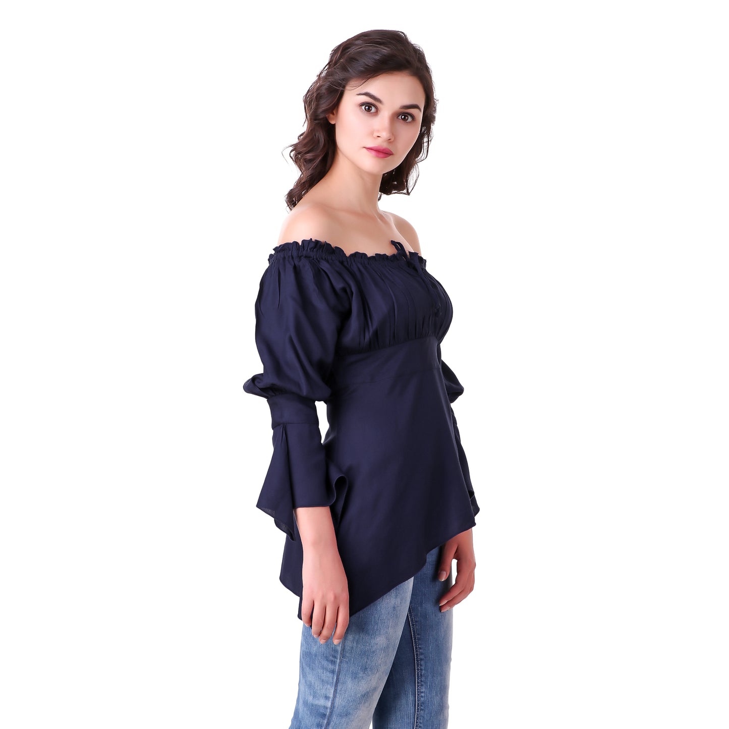 Felicia High-Low Hem Blouse