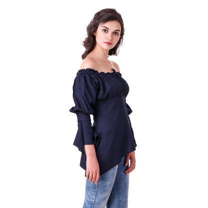 Felicia High-Low Hem Blouse