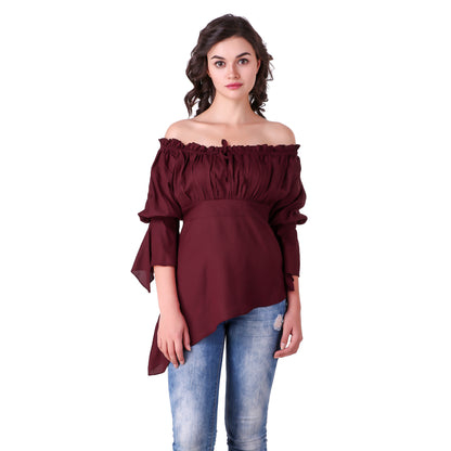 Felicia High-Low Hem Blouse
