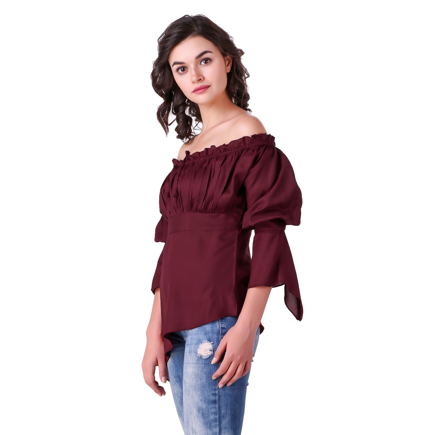 Felicia High-Low Hem Blouse