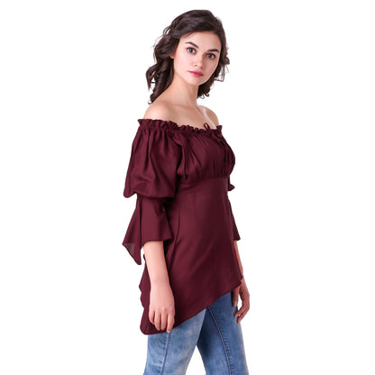 Felicia High-Low Hem Blouse