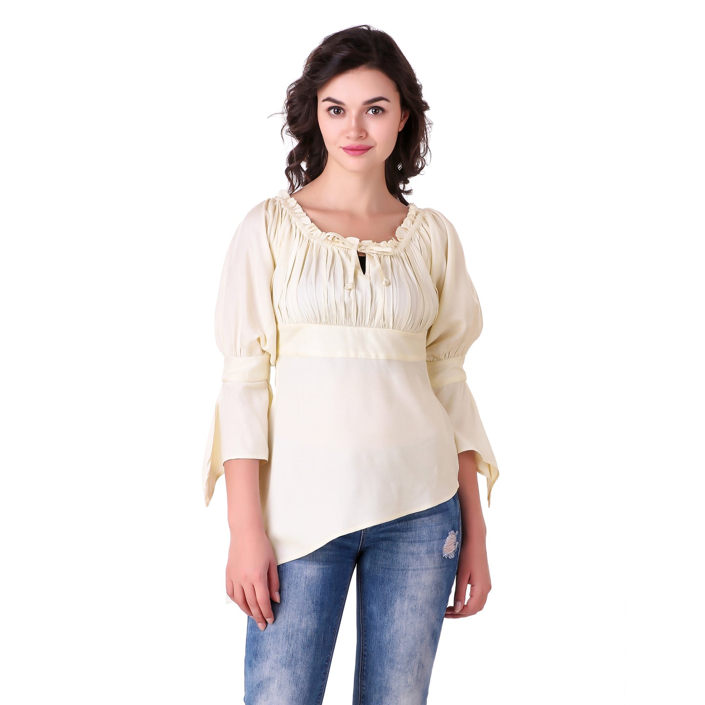 Felicia High-Low Hem Blouse