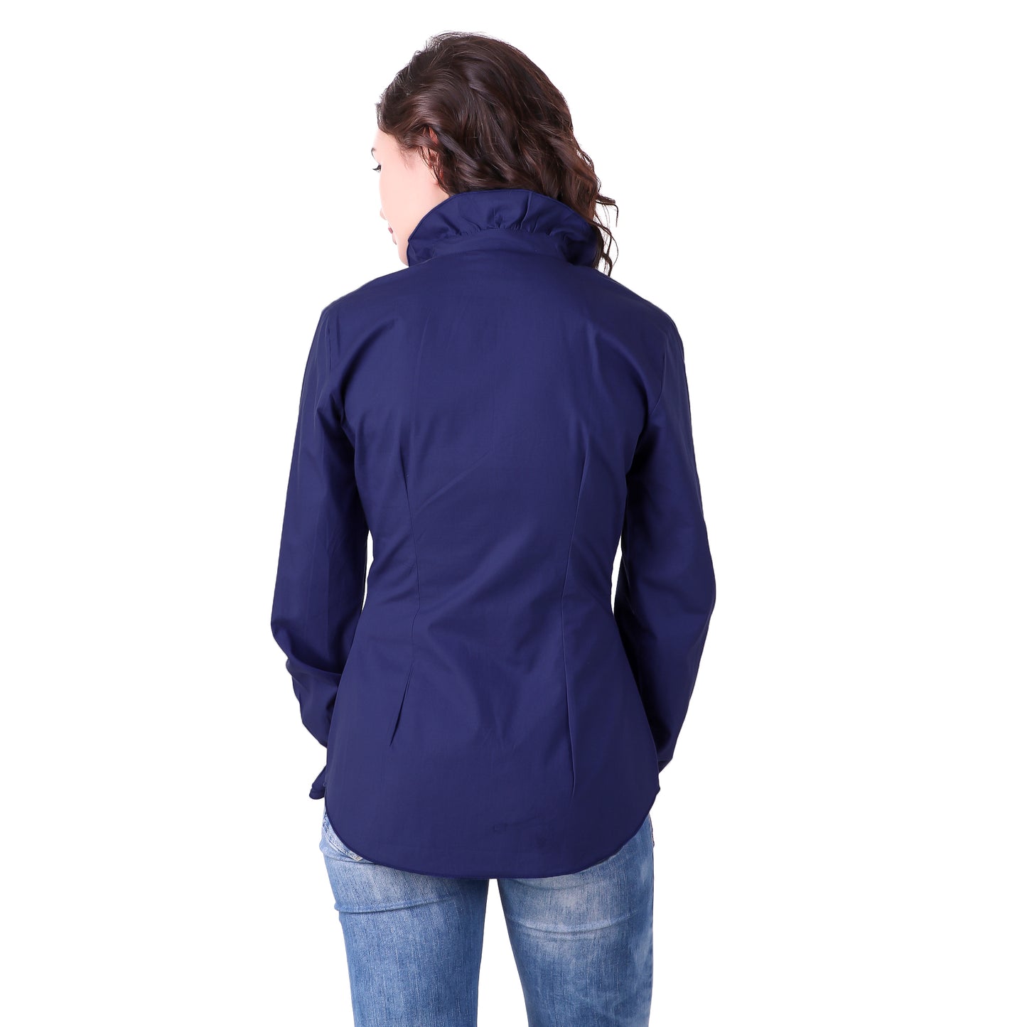 Zylphia Stand-up Collar Blouse