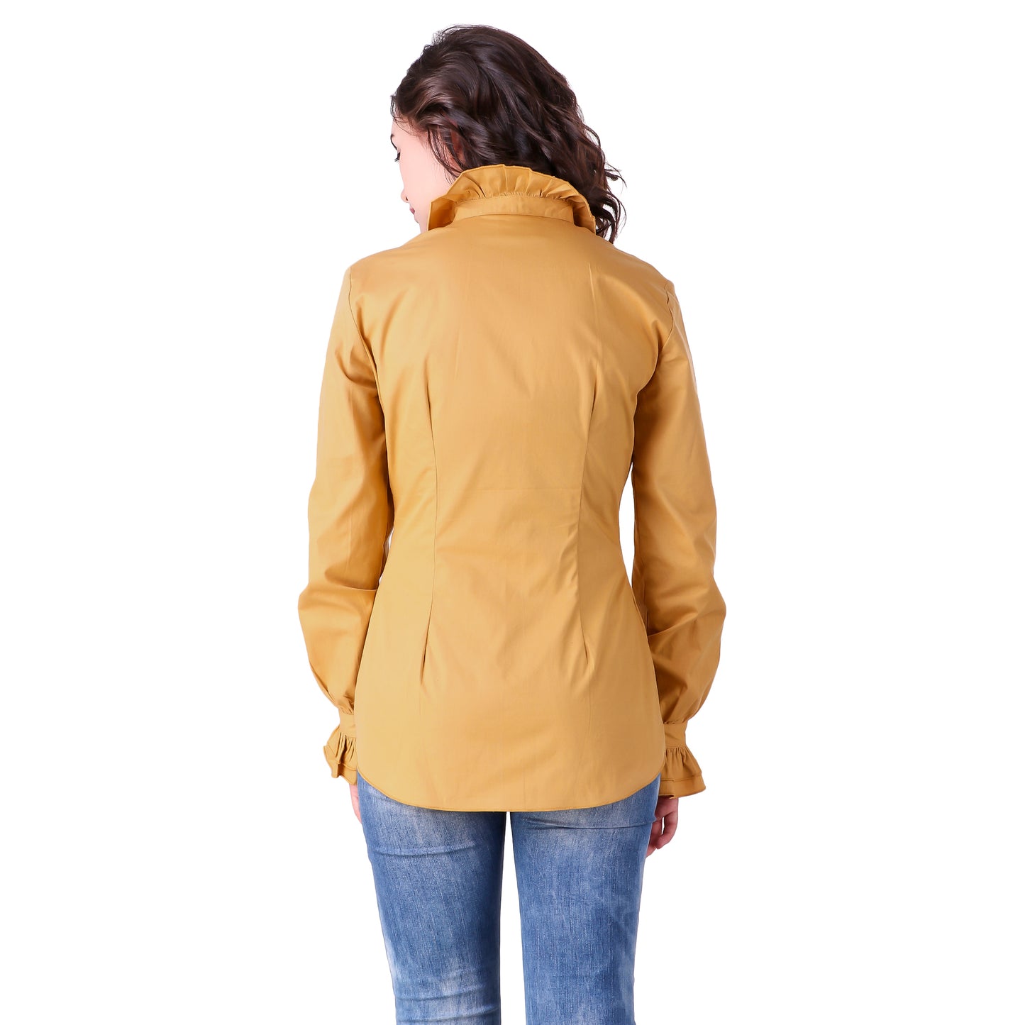 Zylphia Stand-up Collar Blouse