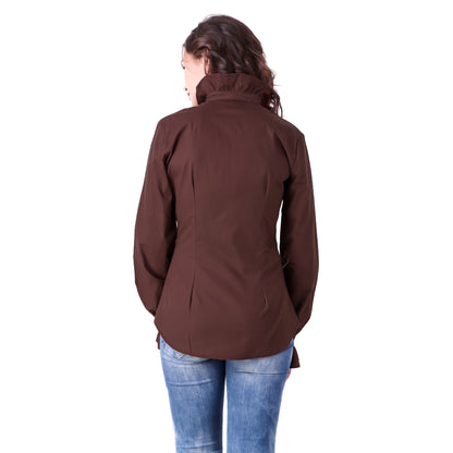 Zylphia Stand-up Collar Blouse