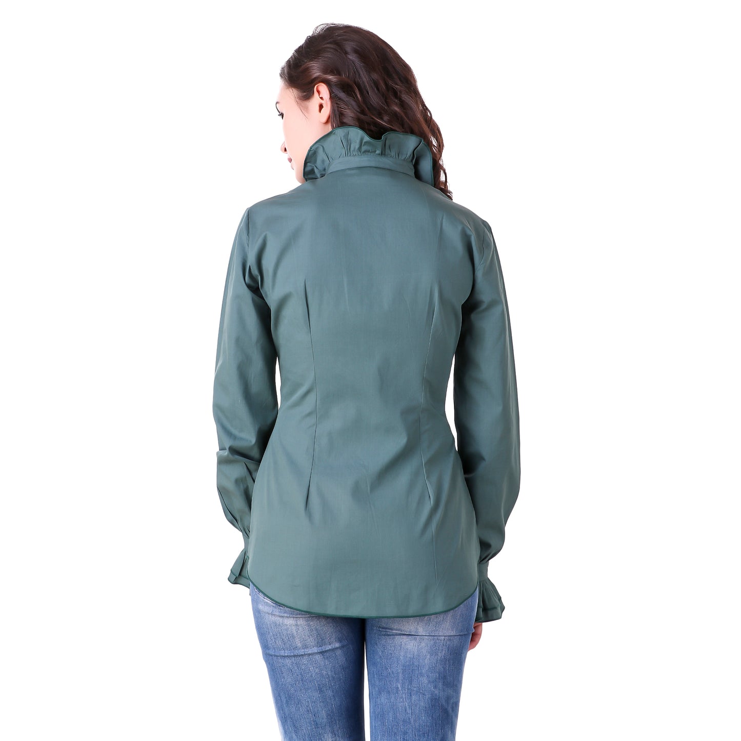 Zylphia Stand-up Collar Blouse
