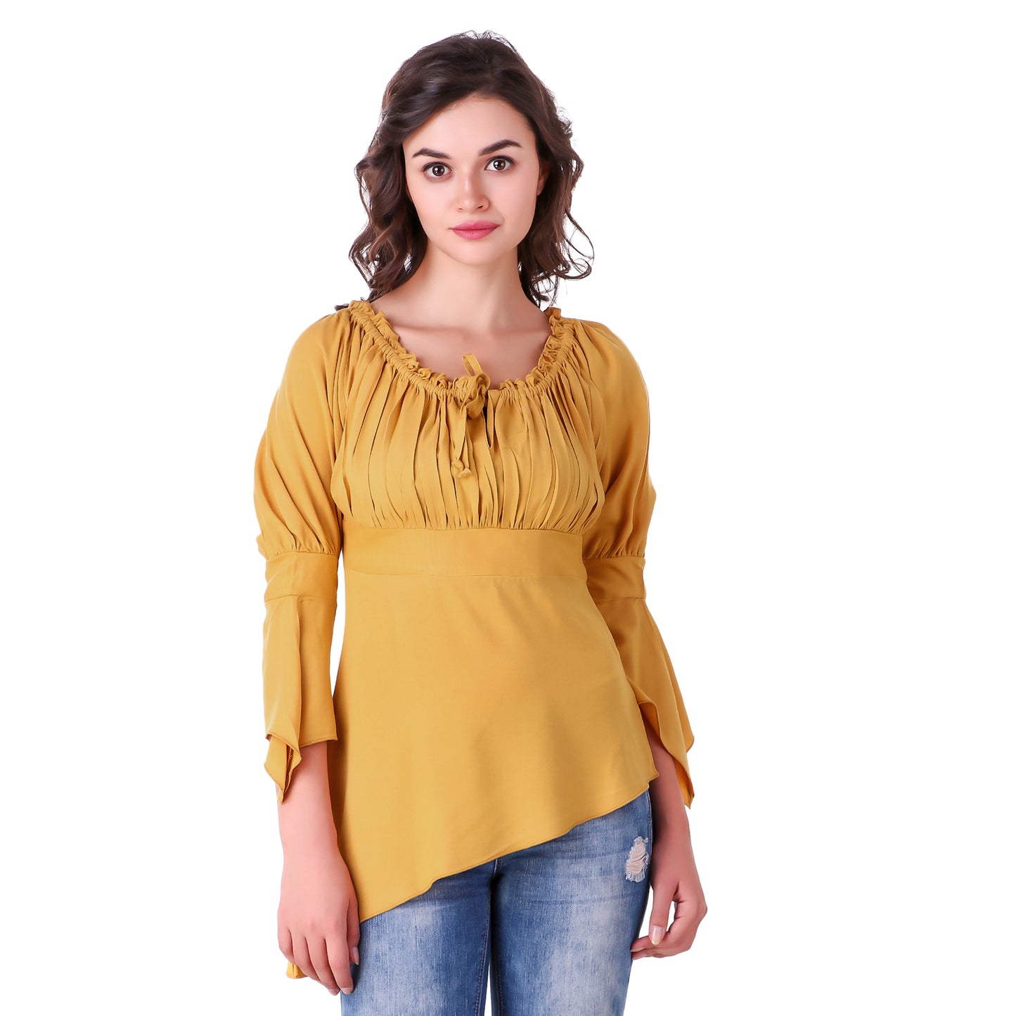 Felicia High-Low Hem Blouse