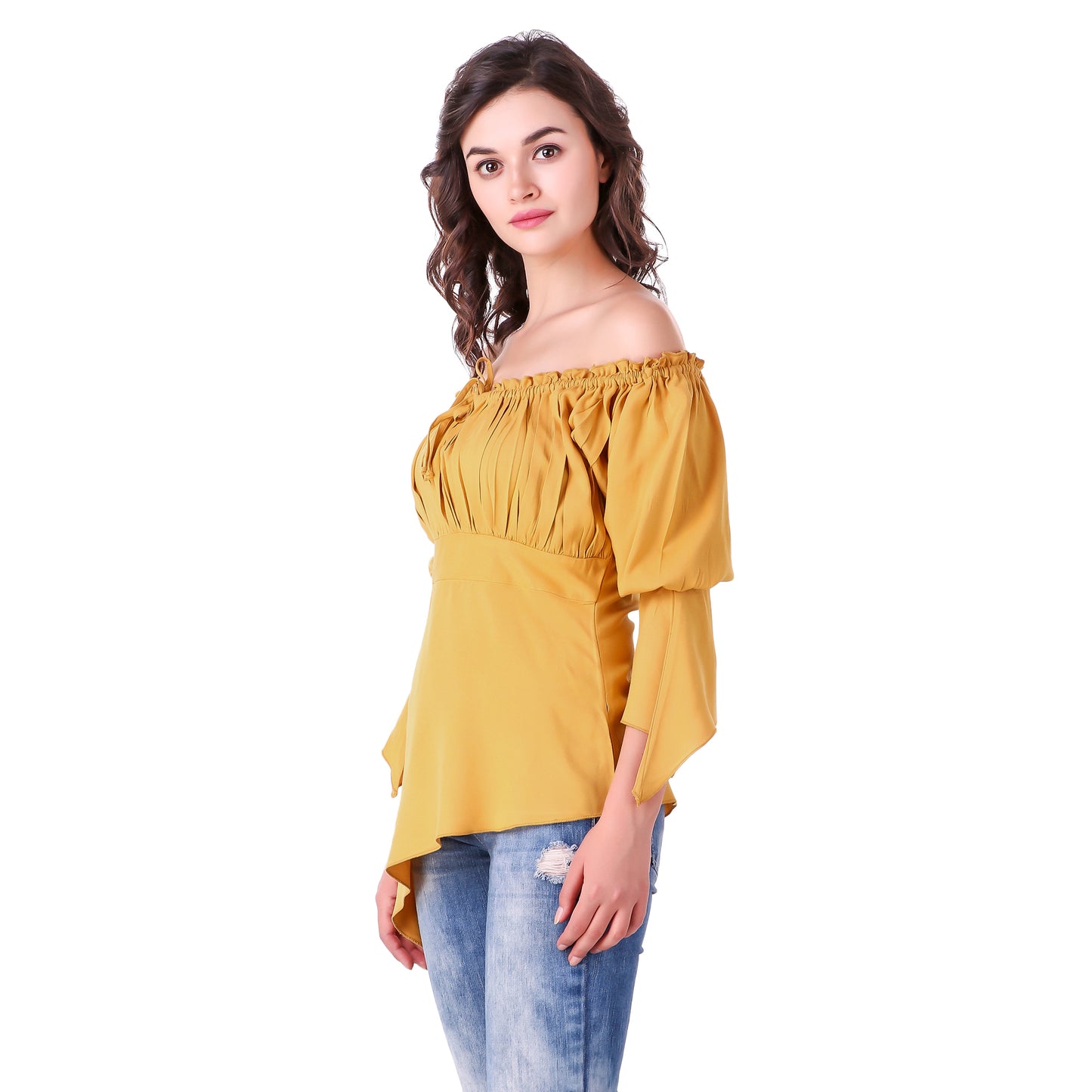 Felicia High-Low Hem Blouse