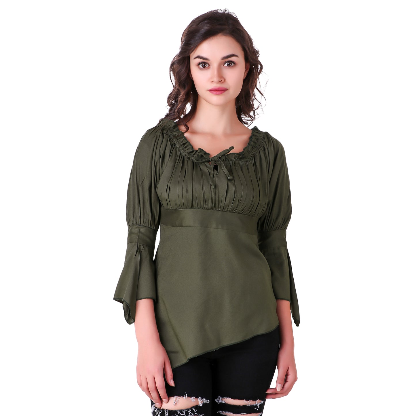 Felicia High-Low Hem Blouse