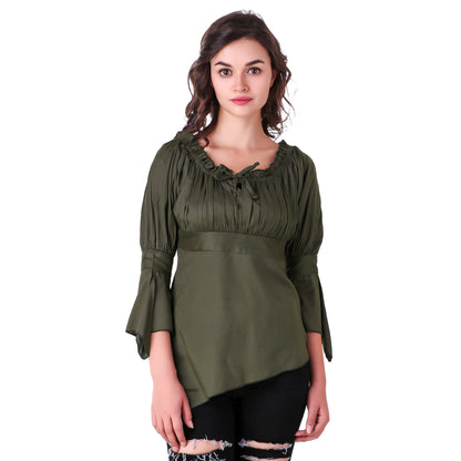 Felicia High-Low Hem Blouse