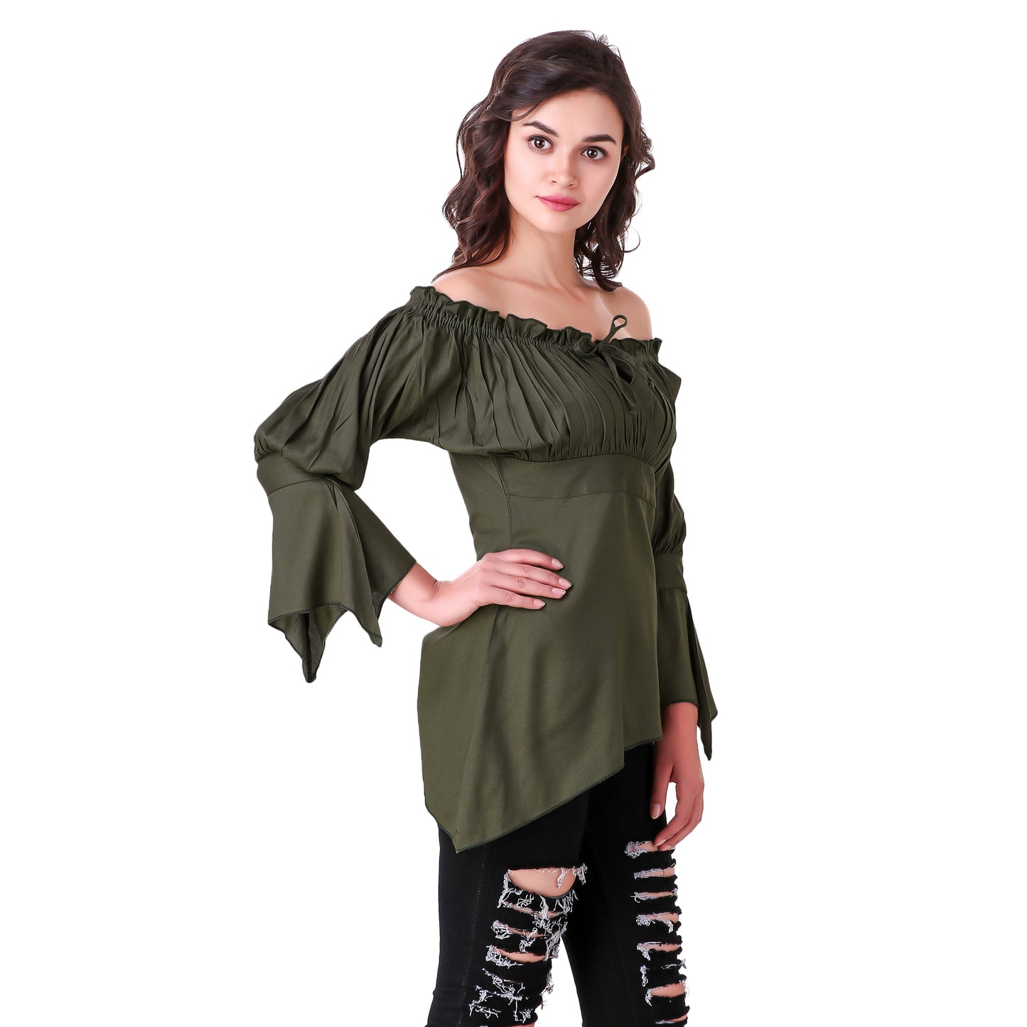 Felicia High-Low Hem Blouse
