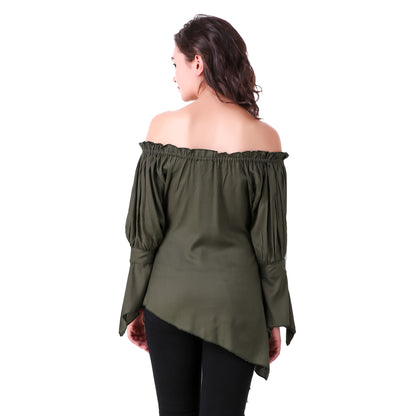 Felicia High-Low Hem Blouse