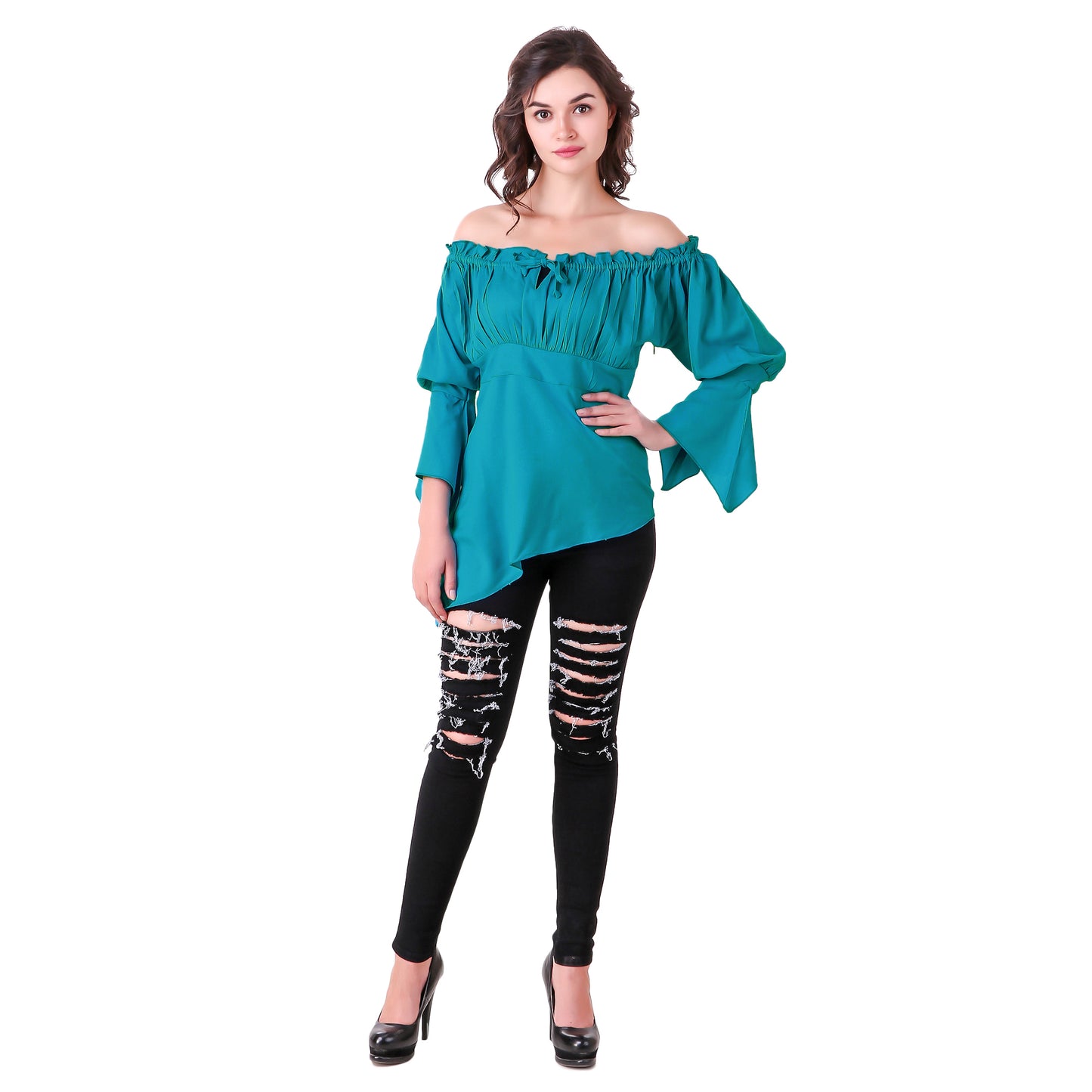 Felicia High-Low Hem Blouse