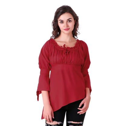 Felicia High-Low Hem Blouse