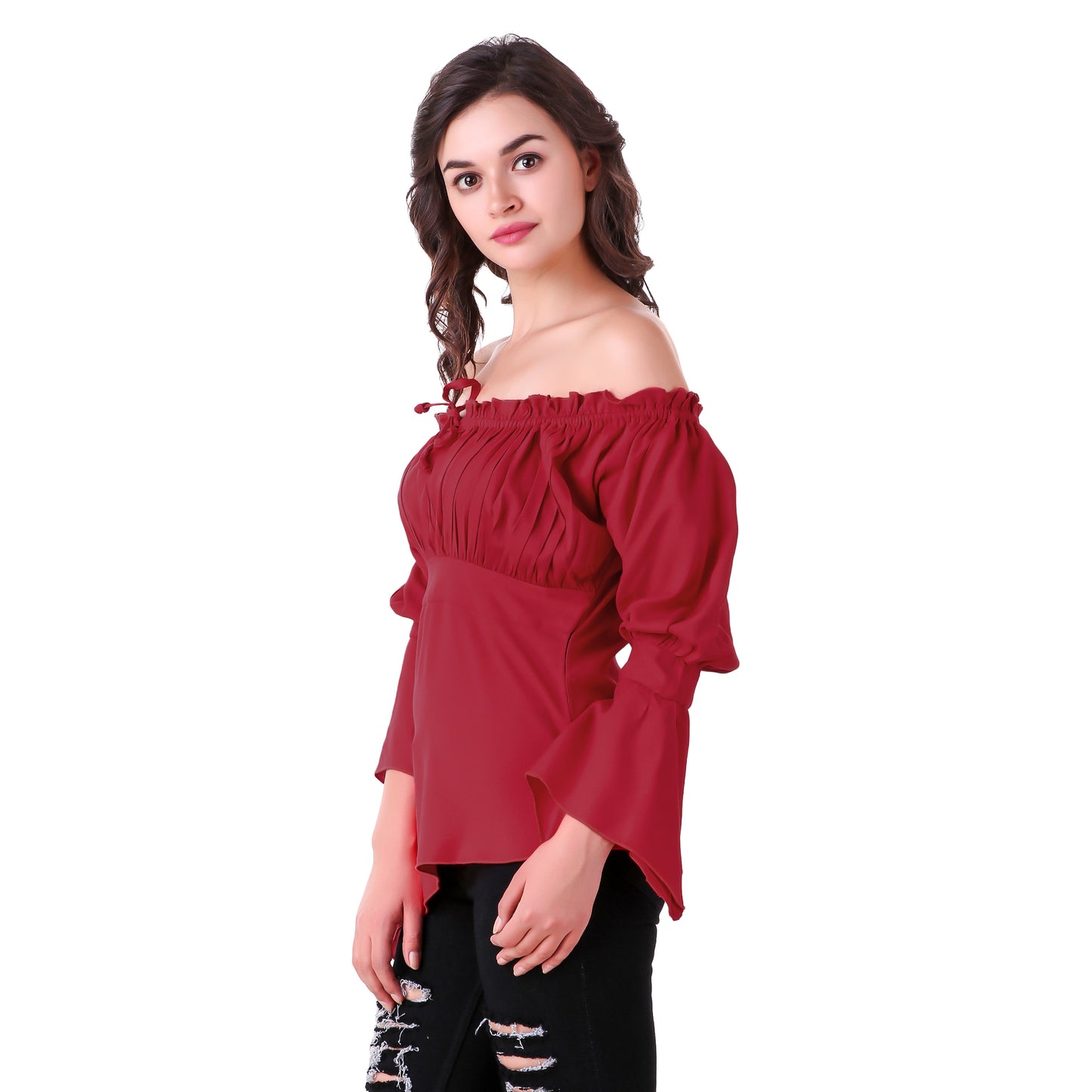 Felicia High-Low Hem Blouse