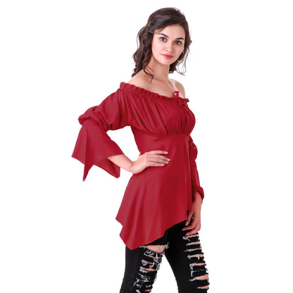 Felicia High-Low Hem Blouse