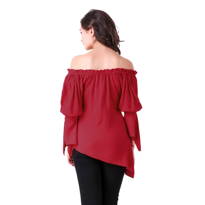 Felicia High-Low Hem Blouse