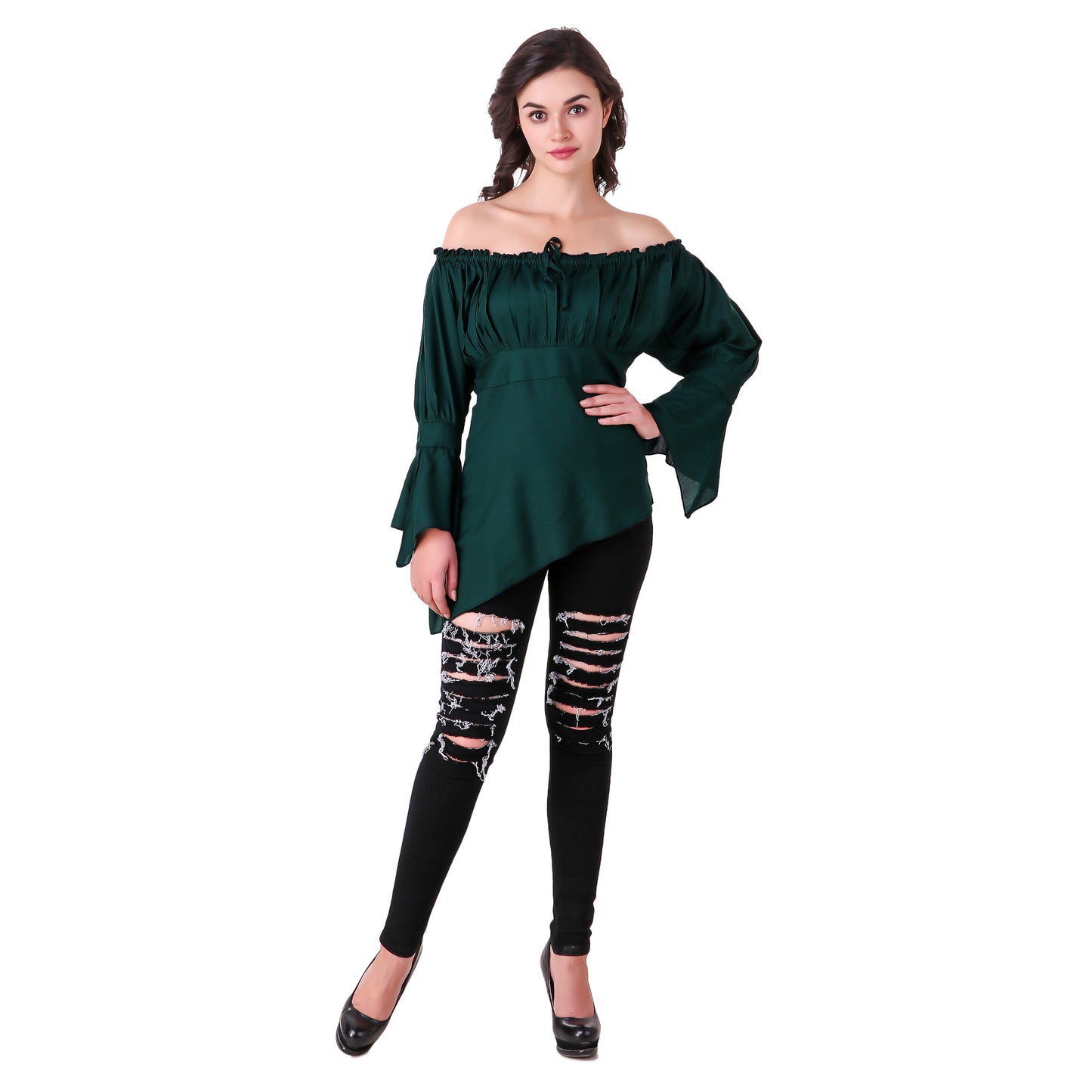 Felicia High-Low Hem Blouse
