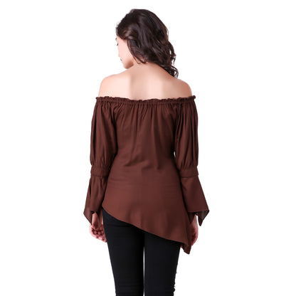 Felicia High-Low Hem Blouse