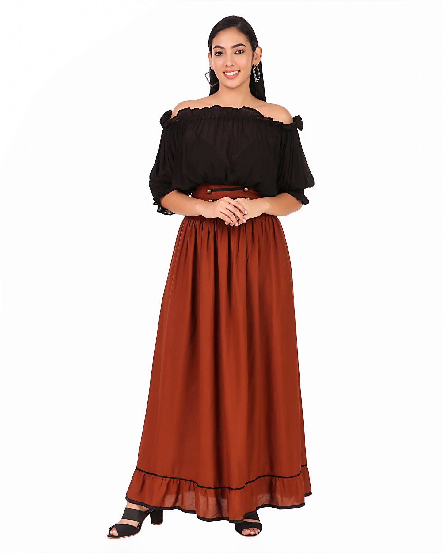 Steampunk Military Skirt