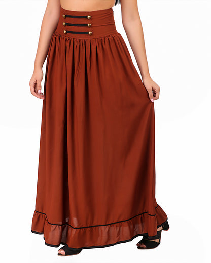 Steampunk Military Skirt