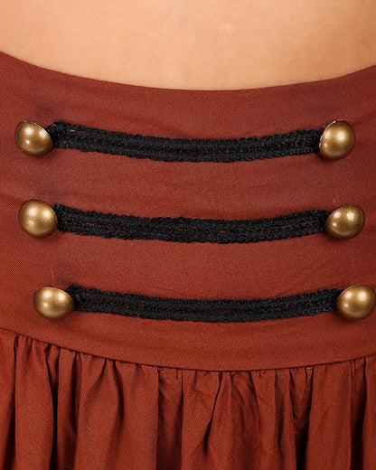 Steampunk Military Skirt