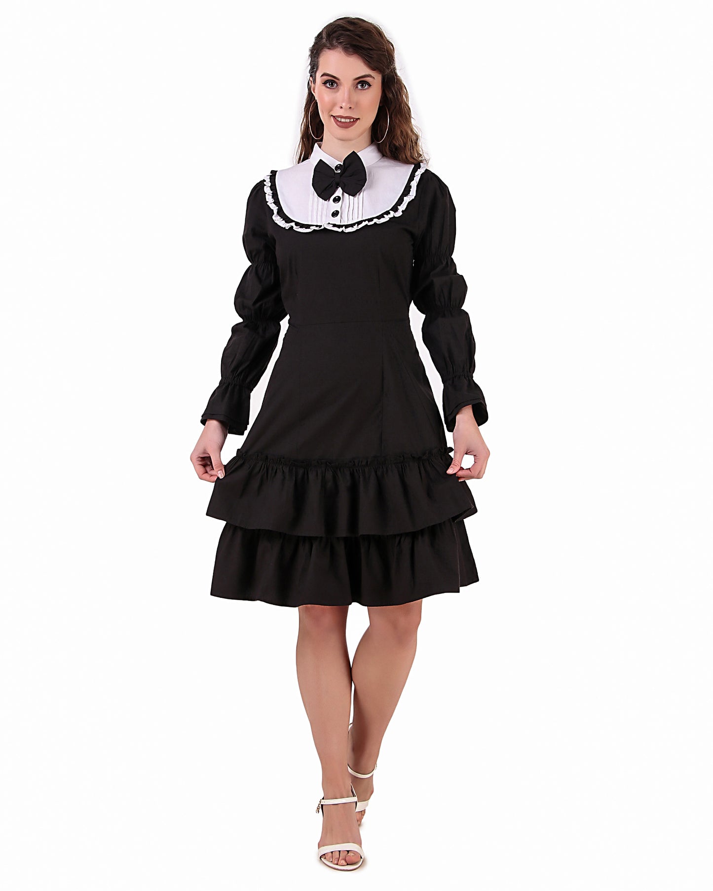 Lolita Contrast Yoke Dress