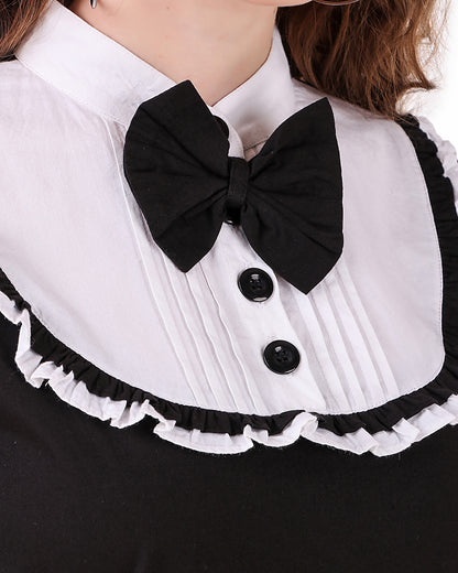 Lolita Contrast Yoke Dress