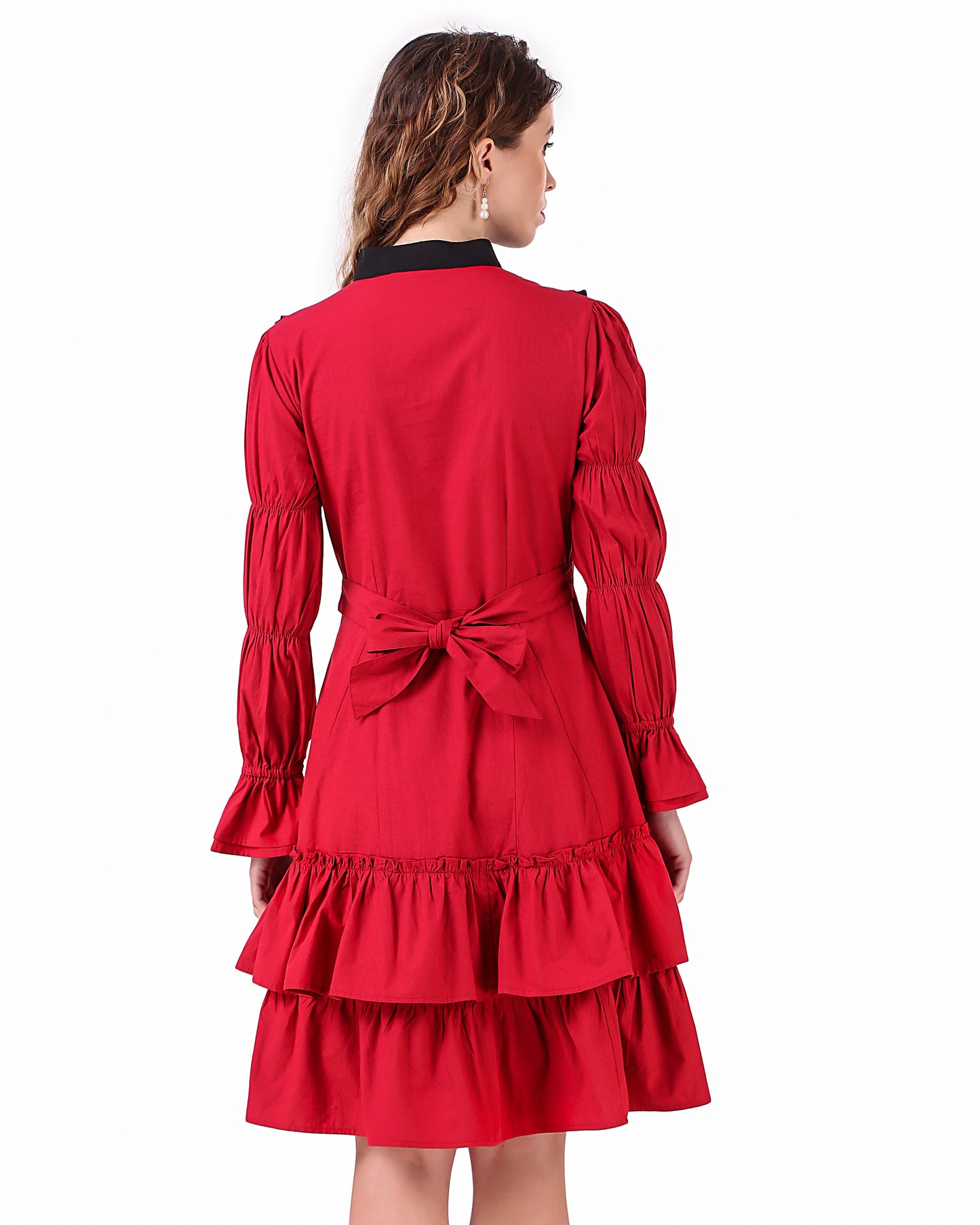 Lolita Contrast Yoke Dress