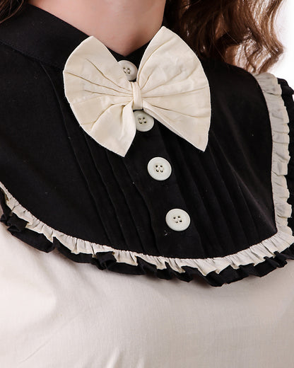 Lolita Contrast Yoke Dress