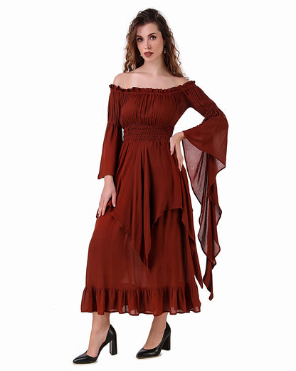 Medieval Crepe Dress