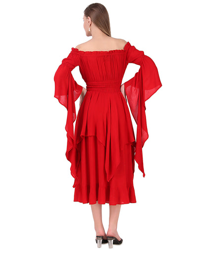 Medieval Crepe Dress