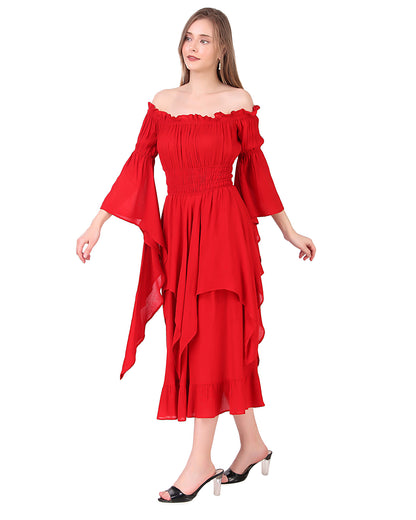 Medieval Crepe Dress
