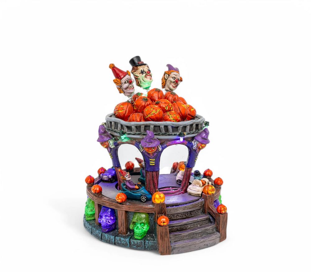 Clown Car Corral Halloween Village